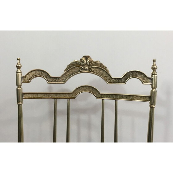 Image 1 of Ensemble de 4 chaises néoclassiques en laiton, 1970