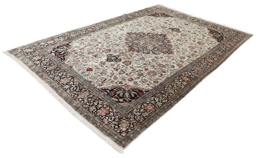 Tapis persan Ghom/Qom 100% soie Ancien design noué à la main 285 X 199 cm