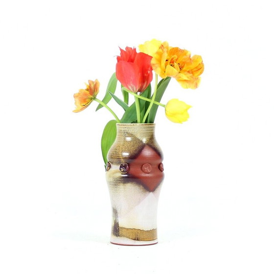 Image 1 of Vase en céramique à finition émaillée, Mid Century, Tchécoslovaquie, années 1960