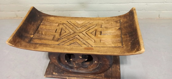Image 1 of Tabouret vintage Ashanti, africain