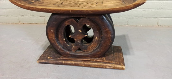 Image 1 of Tabouret vintage Ashanti, africain