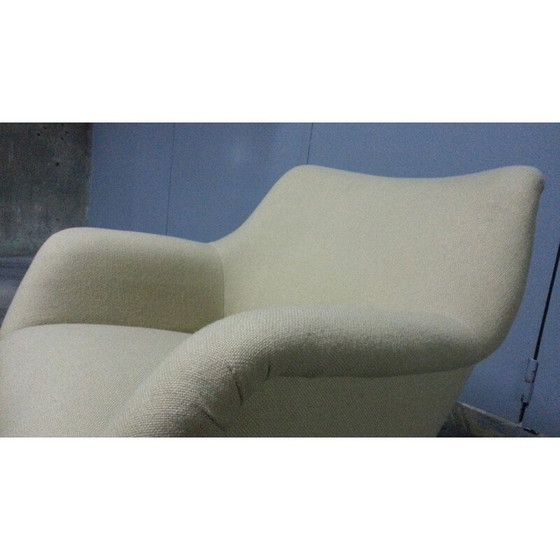 Image 1 of Fauteuil beige de style organique - années 1950