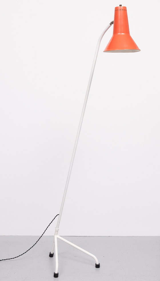 Image 1 of Willem Hagoort Lampadaire tripode Sauterelle 1950s Pays-Bas