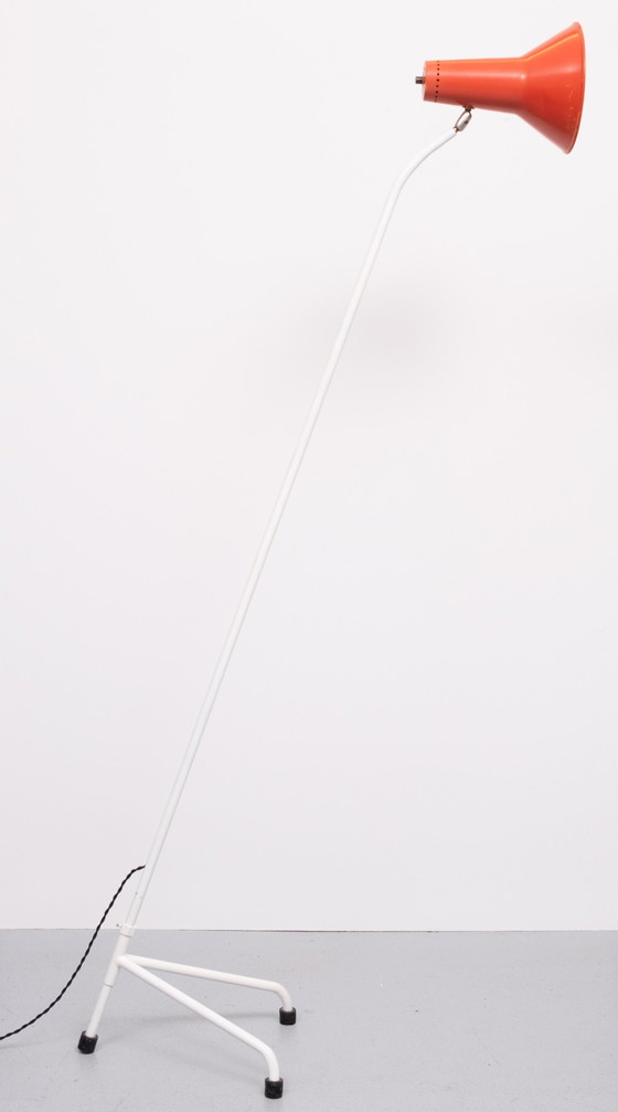 Image 1 of Willem Hagoort Lampadaire tripode Sauterelle 1950s Pays-Bas