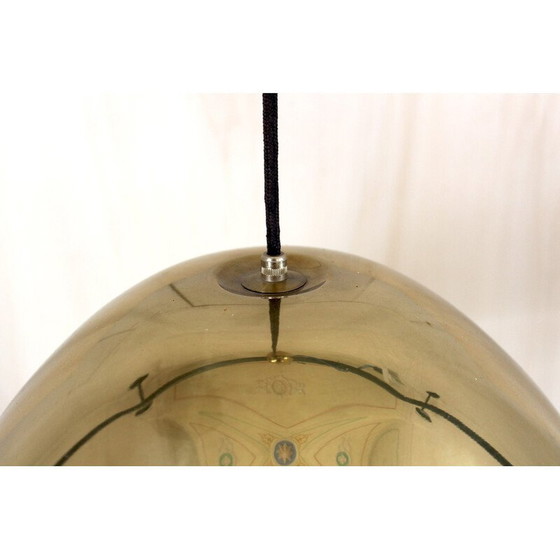 Image 1 of Lustre vintage en laiton, Italie 1970