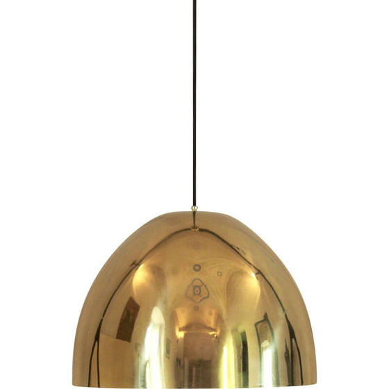 Image 1 of Lustre vintage en laiton, Italie 1970