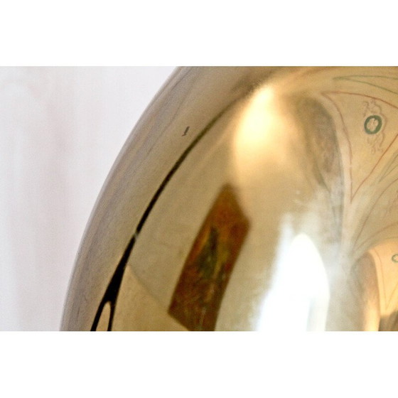 Image 1 of Lustre vintage en laiton, Italie 1970