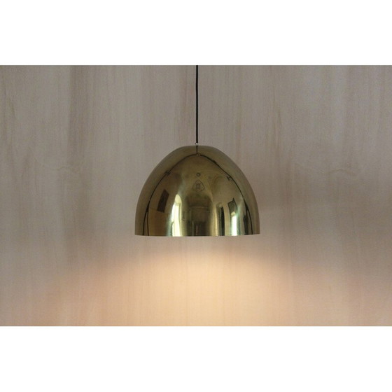 Image 1 of Lustre vintage en laiton, Italie 1970