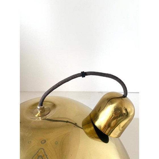 Image 1 of Lustre vintage en laiton, Italie 1970