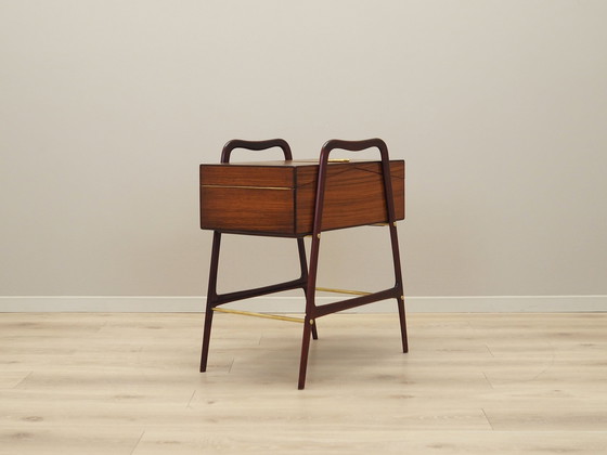 Image 1 of Table de couture en noyer, Design italien, 1970S, Production : Italie