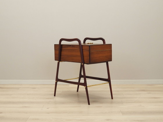 Image 1 of Table de couture en noyer, Design italien, 1970S, Production : Italie