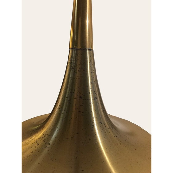 Image 1 of Lampe suspendue vintage en laiton par Maison Arlus, 1950