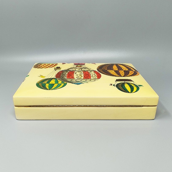 Image 1 of 1970S Original Gorgeous Box By Piero Fornasetti. Fabriqué en Italie