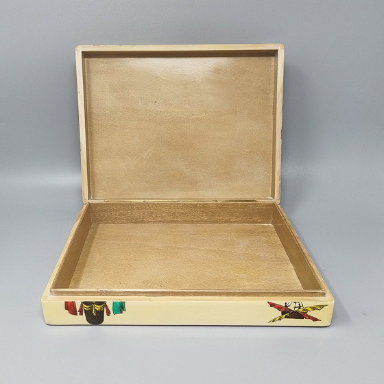 Image 1 of 1970S Original Gorgeous Box By Piero Fornasetti. Fabriqué en Italie