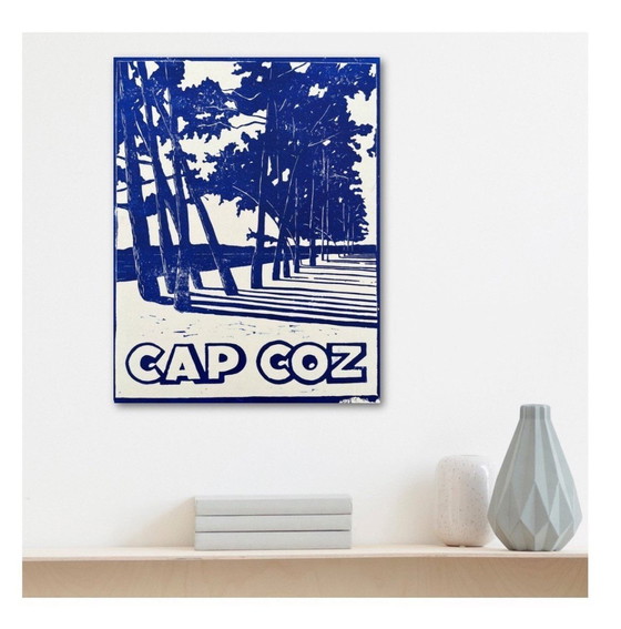 Image 1 of Linogravure Sur Papier Teinté 250g, Format 40x30cm