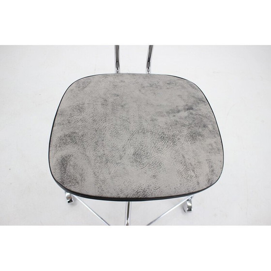 Image 1 of Fauteuil de bureau vintage en cuir, Allemagne 1970