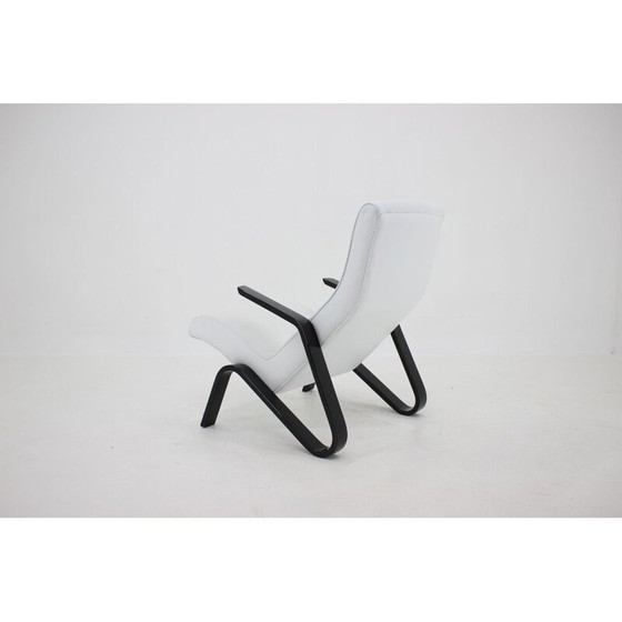 Image 1 of Fauteuil et repose-pieds Grasshopper vintage par Eero Saarinen pour Knoll, années 1950