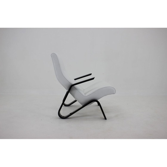 Image 1 of Fauteuil et repose-pieds Grasshopper vintage par Eero Saarinen pour Knoll, années 1950