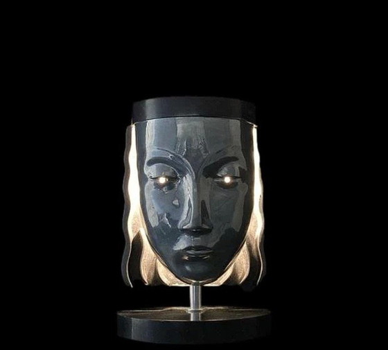 Image 1 of Lampe Veilleuse De Style Art Deco Sarsaparilla 1975