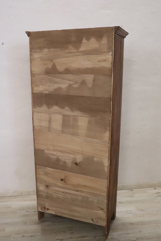 Image 1 of Armoire de rangement en bois à une porte