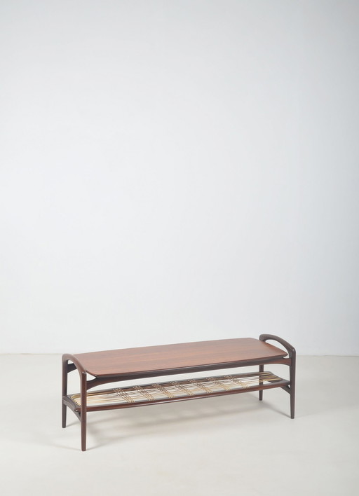 Table basse conçue par Louis Van Teeffelen pour Wébé, années 1960