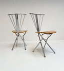 Ensemble de chaises pliantes La Palma (2), 1980's