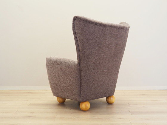 Image 1 of Fauteuil gris, Design scandinave, Production : Danemark