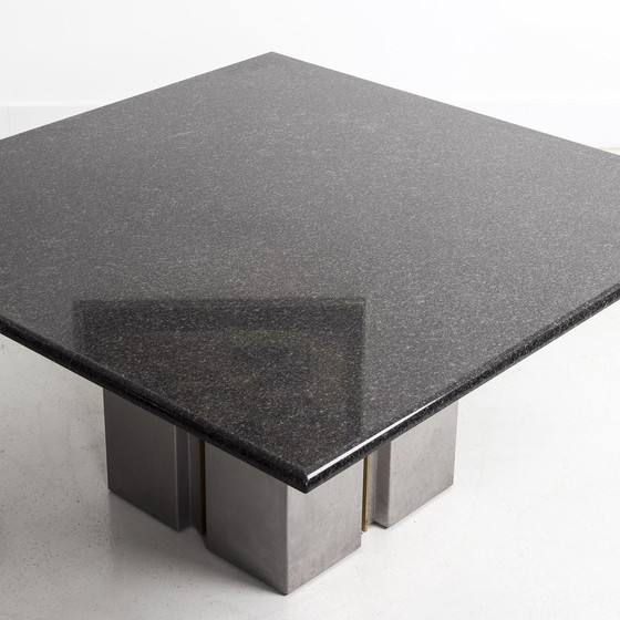 Image 1 of Table Design En Marbre Et Métal