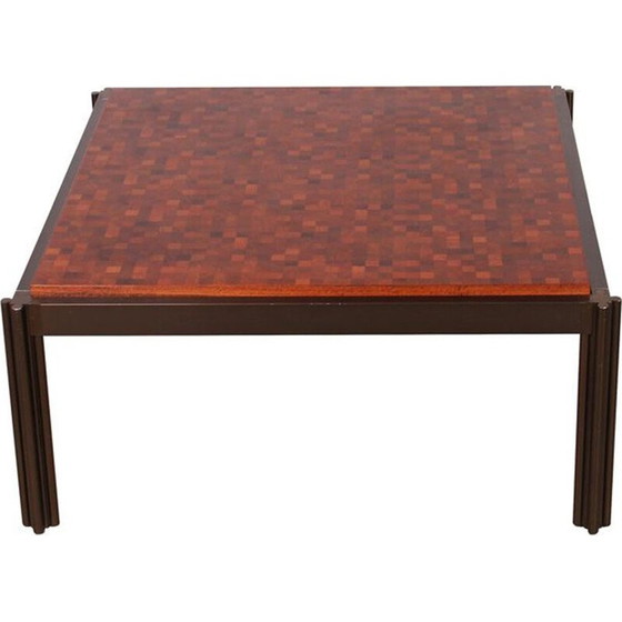 Image 1 of Table basse scandinave vintage par Lindum et Middelboe pour Tranekaer Furniture, 1970