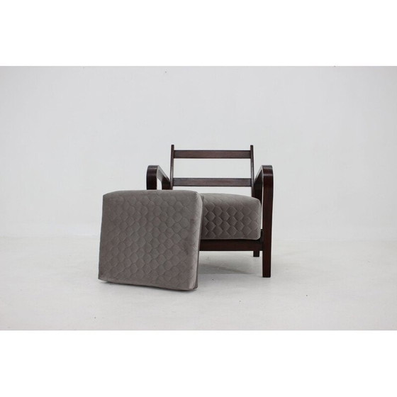 Image 1 of Fauteuil Vintage Art Déco, Tchécoslovaquie 1940s