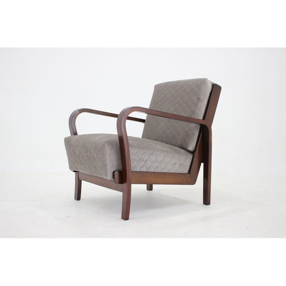 Image 1 of Fauteuil Vintage Art Déco, Tchécoslovaquie 1940s