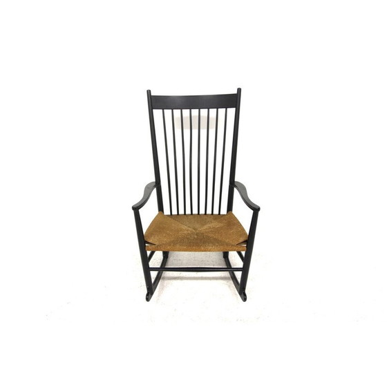 Image 1 of Vintage J16 beech rocking chair by Hans Wegner for Möbler F. D. B., Denmark 1960