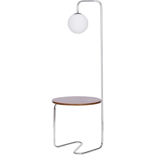 Lampadaire vintage en acier tubulaire pour Tschechisches Wohndesign, années 1920