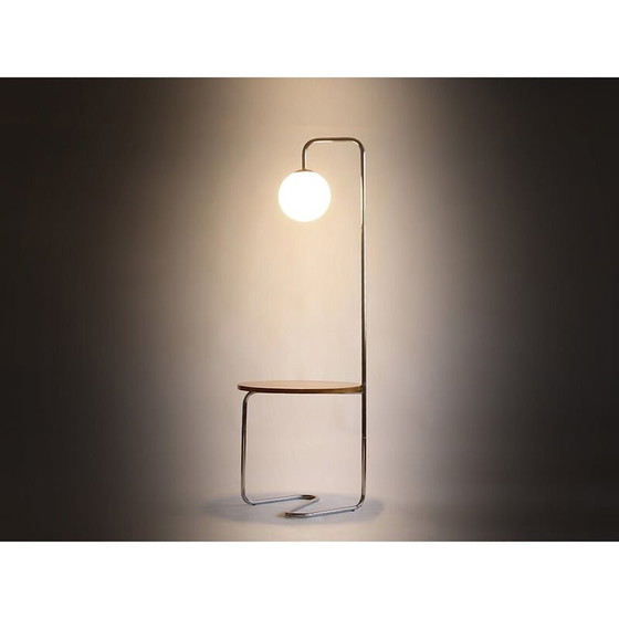 Image 1 of Lampadaire vintage en acier tubulaire pour Tschechisches Wohndesign, années 1920