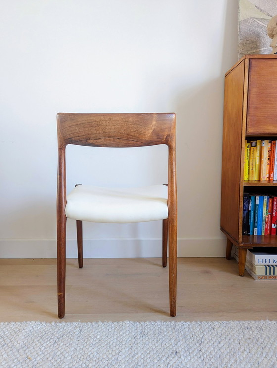 Image 1 of 4x Niels O Moller Reupholstered Dining Chairs (chaises de salle à manger)