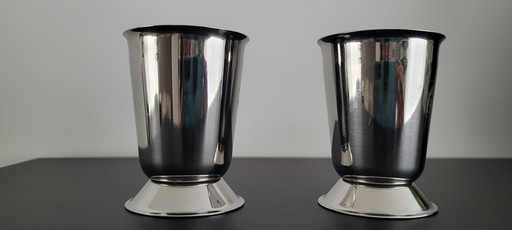 2x Alfra Alessi Vases à cuillère