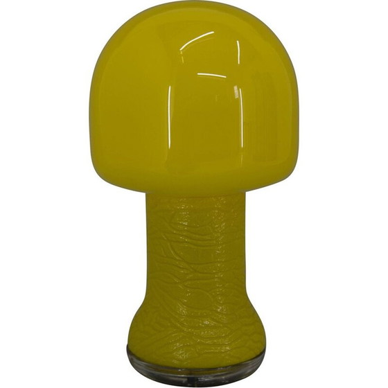 Image 1 of Lampe de table en verre jaune du milieu du siècle, Allemagne 1970