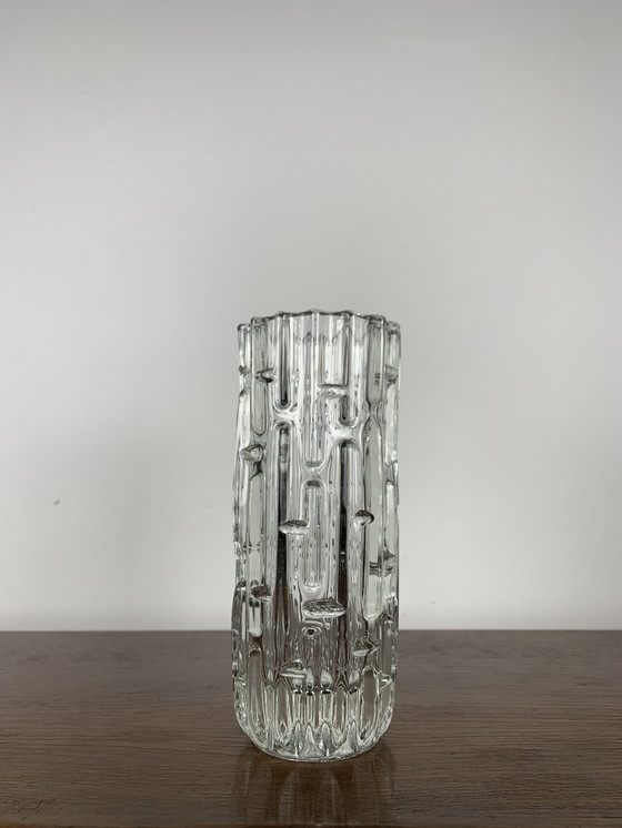 Image 1 of Vase "Labyrinthe" par Frantisek Vizier pour Sklo Union, 1965, République tchèque