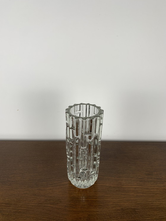 Image 1 of Vase "Labyrinthe" par Frantisek Vizier pour Sklo Union, 1965, République tchèque