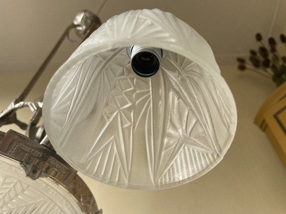 Image 1 of Lampe pendante Art Déco Français