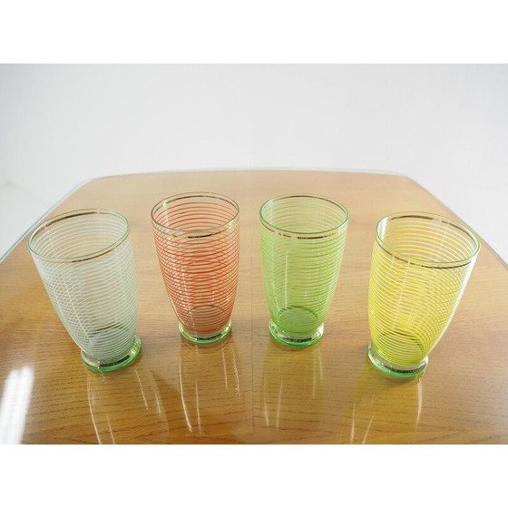 Image 1 of Vase en verre vintage de Bruxelles 1960