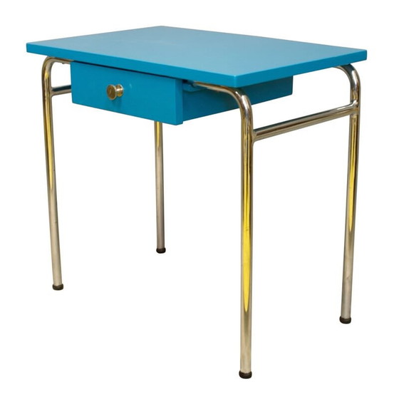 Image 1 of Table d'appoint tubulaire moderniste vintage, 1930