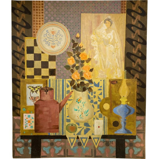 Image 1 of Peinture vintage de Jos Seeuws, Belgique, années 1970