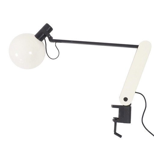Lampe de bureau vintage articulée en métal et plastique par Harvey Guzzini
