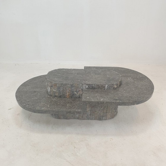 Image 1 of Table basse vintage en pierre par Magnussen Ponte, 1980