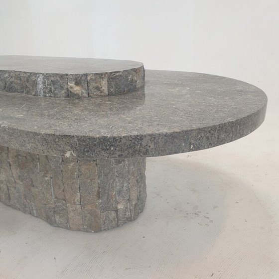 Image 1 of Table basse vintage en pierre par Magnussen Ponte, 1980
