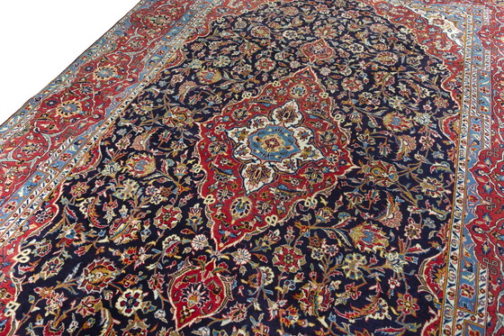 Image 1 of 389 X 249 cm Tapis Keshan noué à la main - Tapis persan