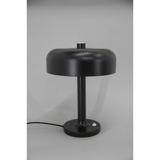 Image 1 of Lampe de table noire du milieu du siècle par Napako, 1970