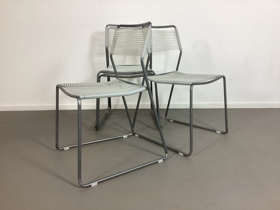 Image 1 of 4 Chaises empilables vintage Ikea Melker Scoobidoe Spaghetti Lisa Norinder