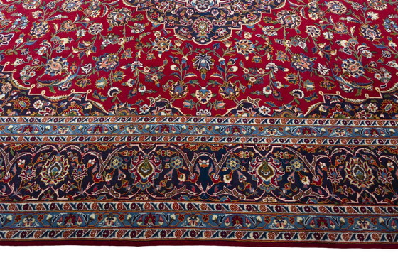 Image 1 of Tapis d'Orient Keshan liège noué à la main - 403 X 305 cm